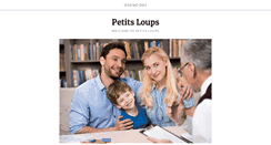 Desktop Screenshot of garderiepetitsloups.com